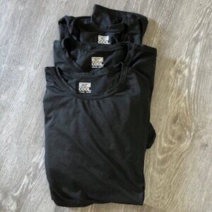 🧡3/15 32 Degrees Cool Black T-Shirts Bundle x 3 Men's XXL